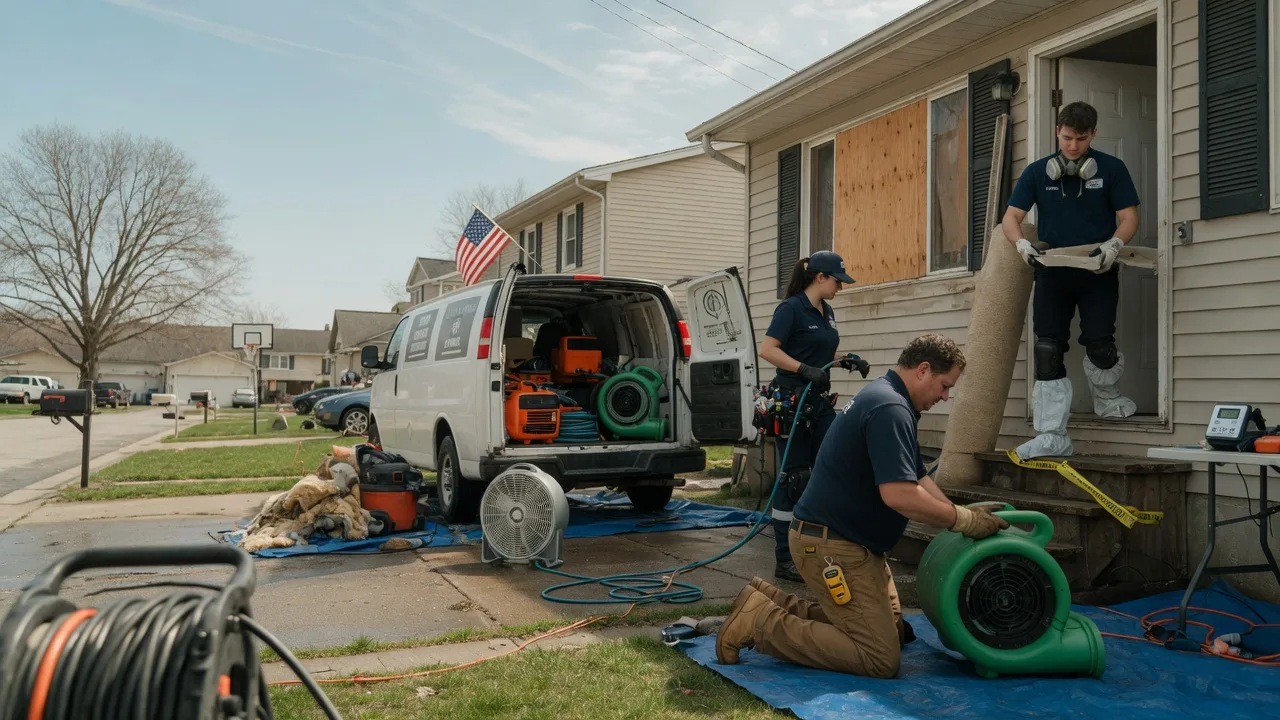 Water Damage Restoration in Deersville, OH near me